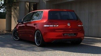 Dyfuzor Tylny VW Golf 6 bez otworu na wydech