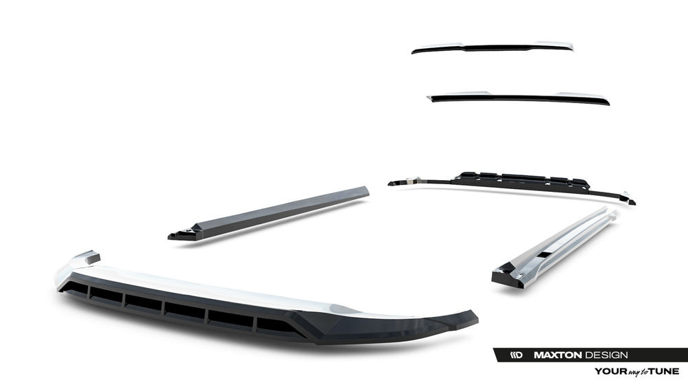 Zestaw Splitterów  Audi SQ8 / Q8 S-Line Mk1 Facelift