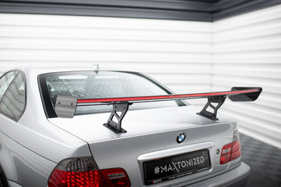 Karbonowy Spoiler Z Wewnętrznymi Wspornikami + LED BMW 3 Coupe E46