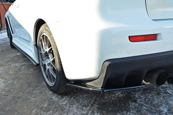 Splittery Tylne Boczne Mitsubishi Lancer Evo X (Bez dyfuzora)