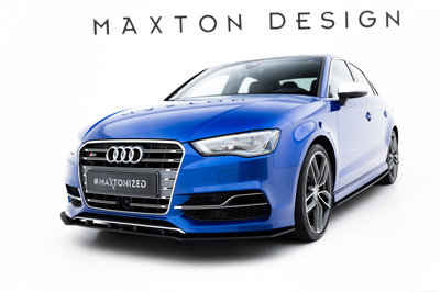 Splitter Przedni Street Pro Audi S3 / A3 S-Line Sedan 8V