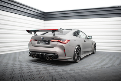 Karbonowy Spoiler Z Wewnętrznymi Wspornikami + LED BMW M4 G82 / G82 Facelift / M440i / 4 M-Pack G22 / G22 Facelift