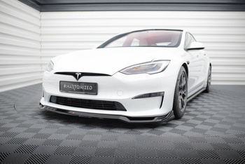 Splitter Przedni V.2 Tesla Model S Plaid Mk1 Facelift
