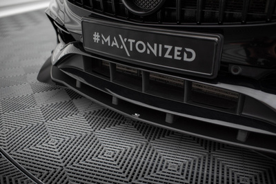 Splitter Przedni Street Pro + Flaps Mercedes-Benz A AMG-Line W176 Facelift