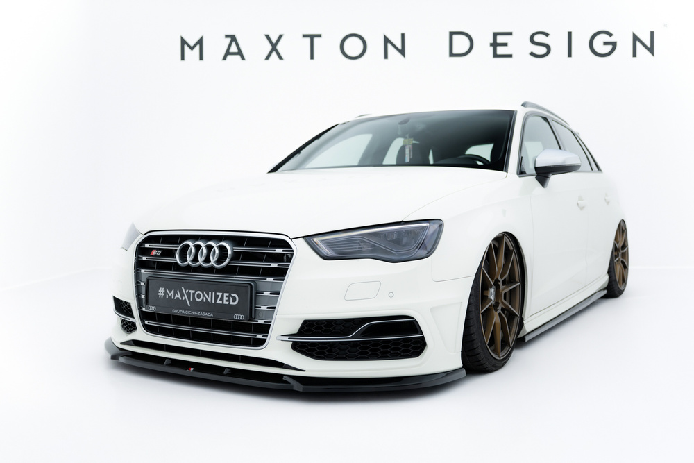 Splitter Przedni V.2 Audi S3 / A3 S-Line Sportback / Hatchback 8V
