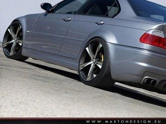 Dokładki Progów BMW 3 E46 4D Saloon < M3 Look >