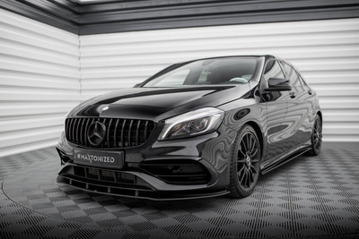 Splitter Przedni Street Pro Mercedes-Benz A AMG-Line W176 Facelift