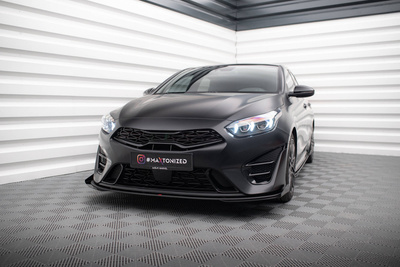 Splitter Przedni Street Pro + Flaps Kia Proceed GT Mk3 Facelift / Ceed GT / GT - Line Mk1 Facelift 
