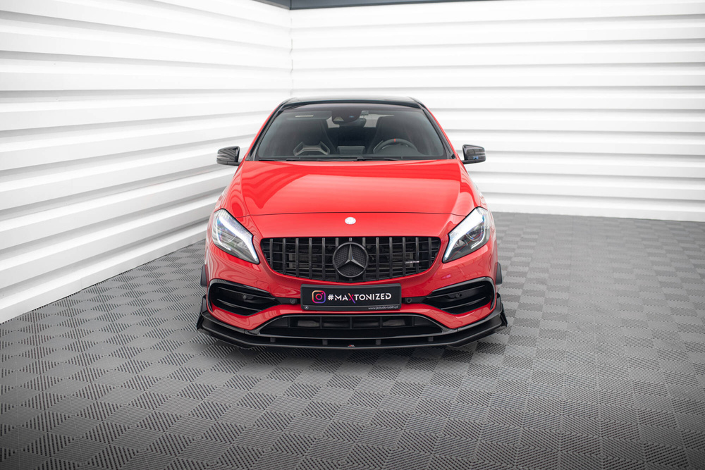 Splitter Przedni Street Pro + Flaps Mercedes-Benz A 45 AMG Aero W176 Facelift