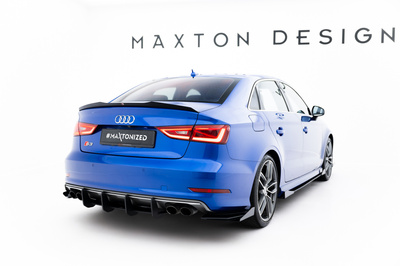Splittery Tylne Boczne Street Pro + Flaps Audi S3 Sedan 8V