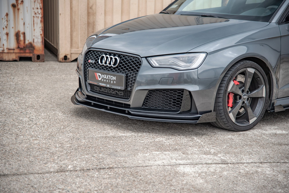 Splitter Przedni Street Pro + Flaps Audi RS3 8V Sportback
