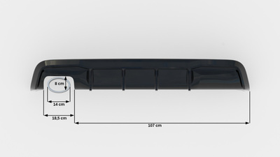 Dokładka Tylna BMW 1 M-Pack E82