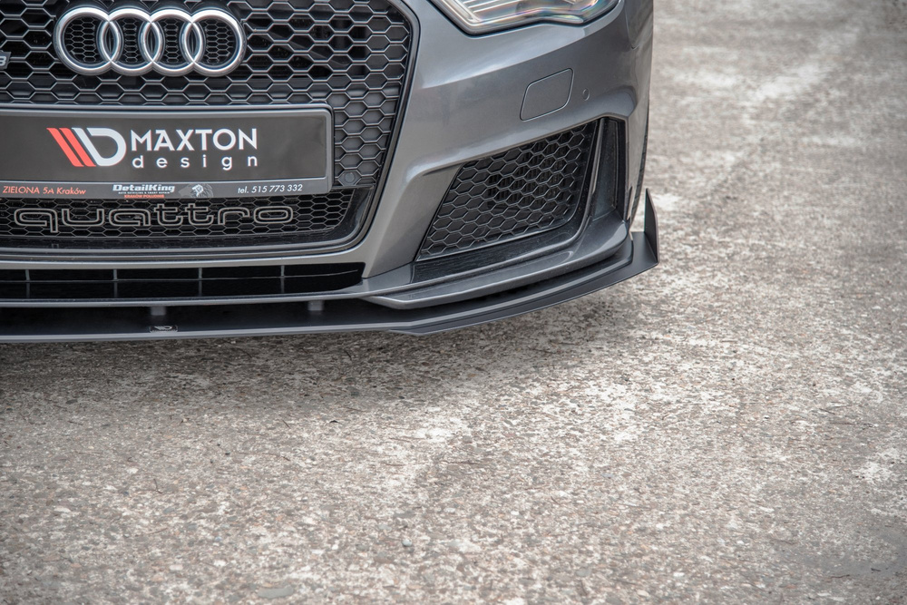 Splitter Przedni Street Pro + Flaps Audi RS3 8V Sportback