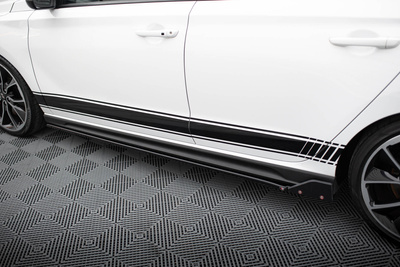 Dokładki Progów V.5 + Flaps Hyundai I30 N / N-Line Hatchback / Fastback Mk3 / Mk3 Facelift