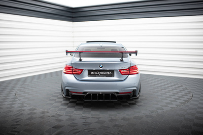Karbonowy Spoiler Z Wewnętrznymi Wspornikami + LED BMW 4 F32 / 4 F32 M-Pack Coupe