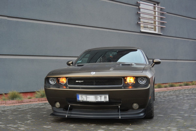 SPLITTER PRZEDNI HYBRYDOWY V.1 DODGE CHALLENGER MK3. PHASE-I SRT8 COUPE