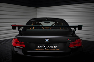 Karbonowy Spoiler Z Zewnętrznymi Wspornikami + LED BMW M2 F87 / 2 / 2 M-Pack F22