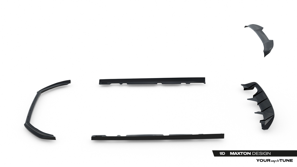 Zestaw Splitterów V.2 Ford Fiesta ST Mk8 Facelift