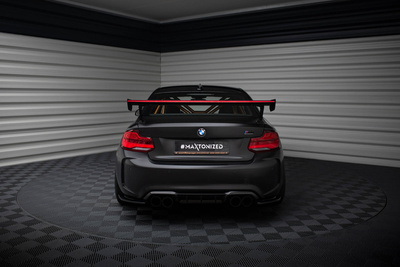 Karbonowy Spoiler Z Zewnętrznymi Wspornikami + LED BMW M2 F87 / 2 / 2 M-Pack F22