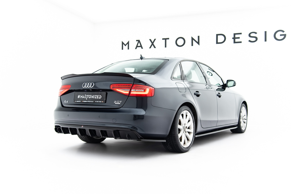 Dokładka Tylna Audi A4 B8 Facelift (Wersja z podwójnym wydechem z jednej strony)