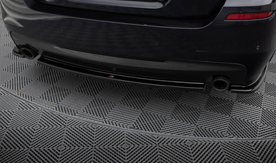Splitter Tylny BMW 5 M-Pack Sedan/Touring F10/F11 (2 pojedyncze końcówki wydechu)