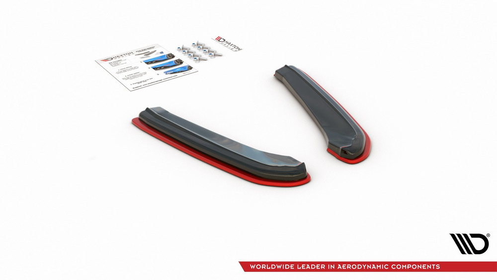 Splittery Tylne Boczne V.4 Seat Leon Cupra Mk3 FL Sportstourer