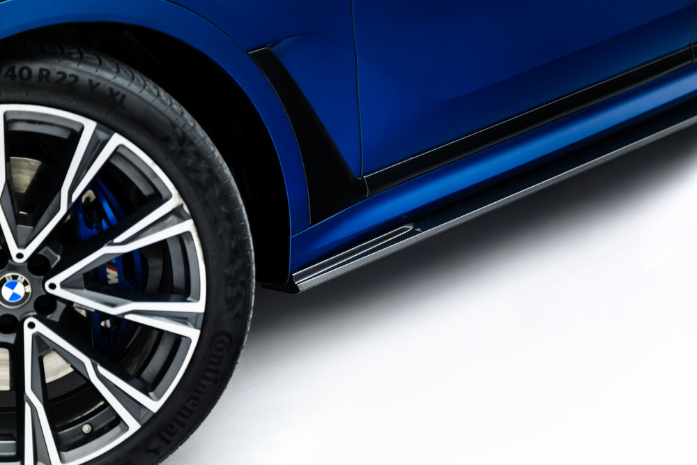 Karbonowe Splittery Boczne Prepreg BMW X7 M-Pack G07