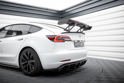 Karbonowy Spoiler + LED Tesla Model 3