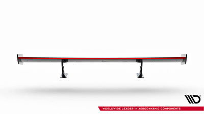 Karbonowy Spoiler Z Wewnętrznymi Wspornikami + LED Volkswagen Jetta GLI Mk7
