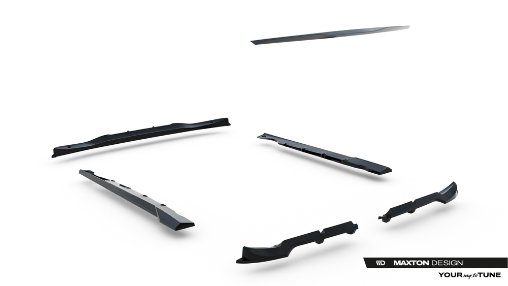 Zestaw Splitterów Brabus Smart Fortwo C451 Facelift