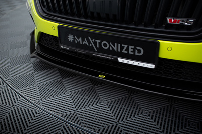 Splitter Przedni V.2 + Flaps Skoda Octavia RS Mk4