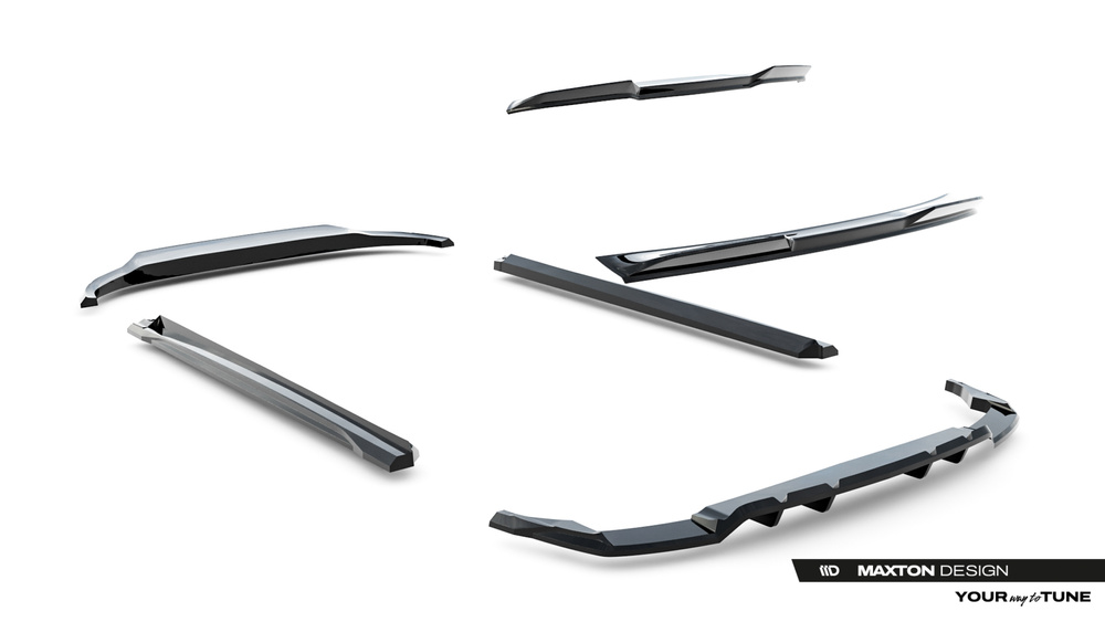 Zestaw Splitterów  Audi SQ8 / Q8 S-Line Mk1 Facelift