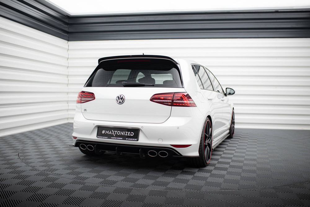 Dyfuzor Tylny i Splittery Tylne Boczne VW Golf 7 R Hatchback