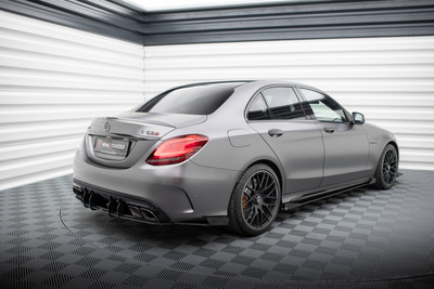 Splittery Tylne Boczne Street Pro + Flaps Mercedes-AMG C63 Sedan / Estate W205 Facelift