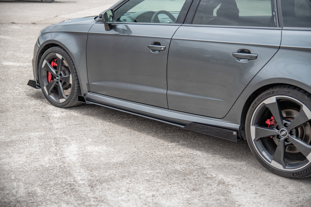 Dokładki progów Street Pro + Flaps Audi RS3 8V Sportback