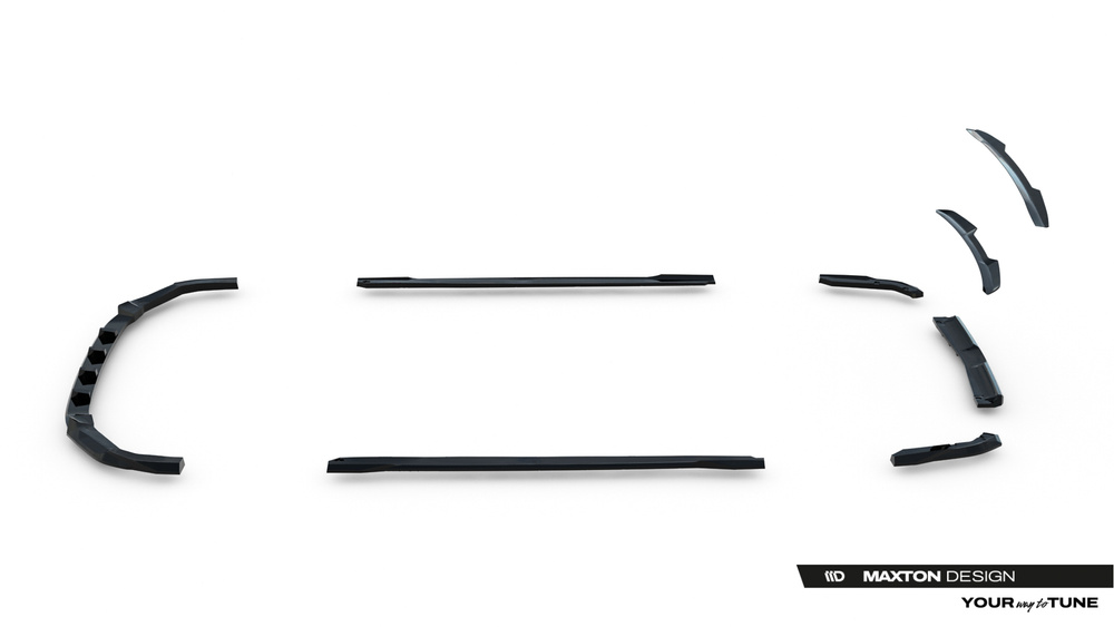 Zestaw Splitterów Subaru WRX STI Mk2