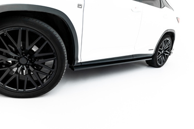 Dokładki Progów Lexus RX F-Sport Mk4 Facelift (wersja bez fabrycznych stopni progowych)