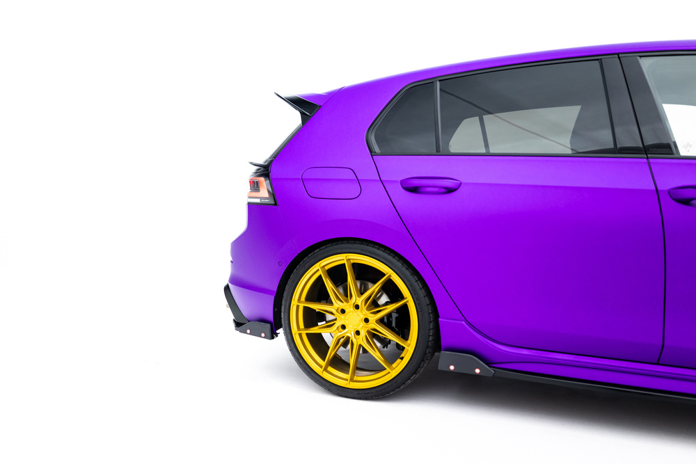 Splittery Tylne Boczne V.6 + Flaps Volkswagen Golf R Hatchback Mk8 Facelift