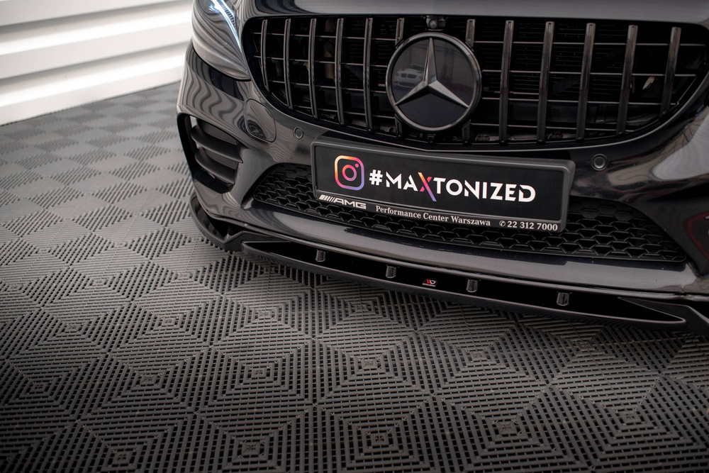 Splitter Przedni V.2 Mercedes-Benz C AMG Line Sedan / Coupe / Estate W205 / C205 / S205 Facelift