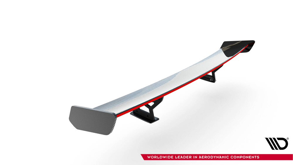 Karbonowy Spoiler Z Wewnętrznymi Wspornikami + LED Volkswagen Jetta GLI Mk7