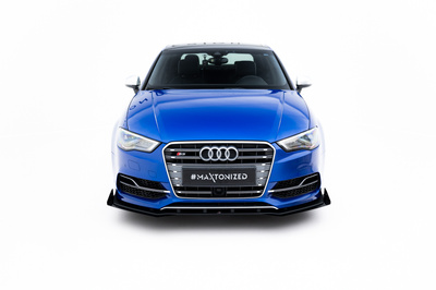 Splitter Przedni Street Pro + Flaps Audi S3 / A3 S-Line Sedan 8V