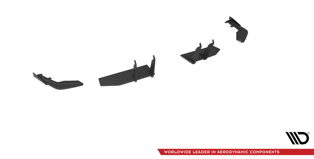 Splittery Tylne Boczne Street Pro + Flaps Honda Civic Type-R Mk 11