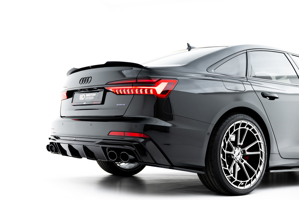 Dokładka Tylna + Atrapa Wydechu Audi A6 S-Line / S6 C8 / C8 Facelift