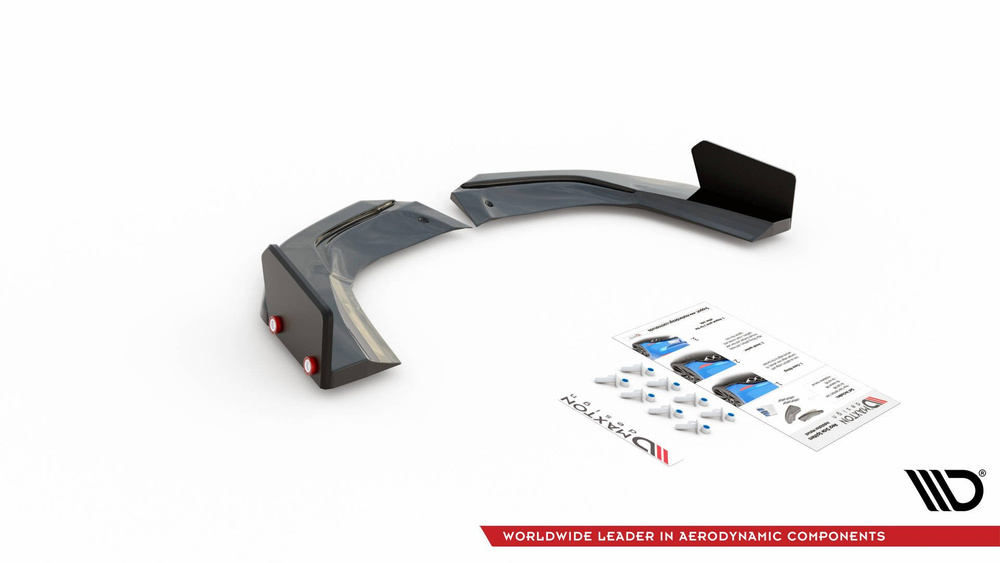 Splittery Tylne Boczne V.2 + Flaps Mercedes-AMG A 45 S Aero Pack W177