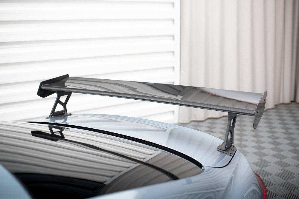 Karbonowy Spoiler Z Zewnętrznymi Wspornikami + LED BMW 4 F32 / 4 F32 M-Pack Coupe 
