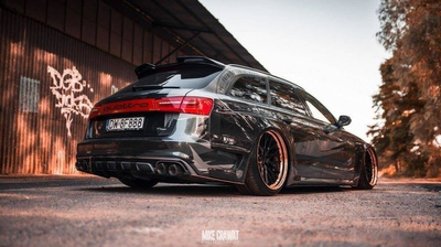 Wide Body Audi S6 C7 Avant + Zestaw Splitterów
