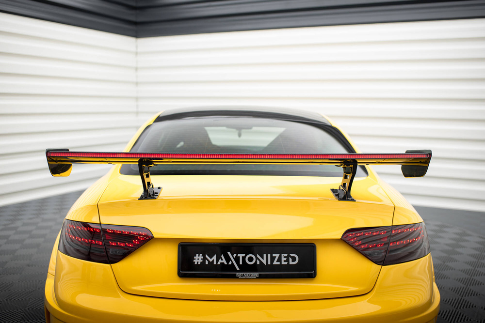 Karbonowy Spoiler Z Wewnętrznymi Wspornikami + LED Audi A5 Coupe 8T