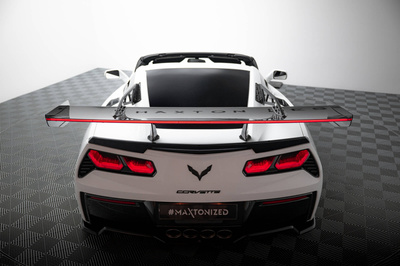 Karbonowy Spoiler Z Górnymi Mocowaniami + LED Chevrolet Corvette Stingray / Grand Sport C7