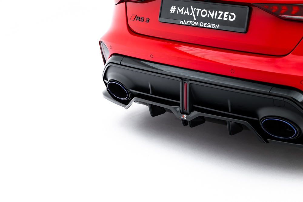 Splitter Tylny (Z Dyfuzorem) V.1 Audi RS3 Sedan 8Y Facelift