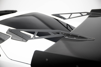 Karbonowy Spoiler Z Górnymi Mocowaniami + LED Chevrolet Corvette Stingray / Grand Sport C7